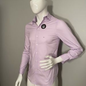 Slim Solid stretch Cotton 1MX Dress Shirt